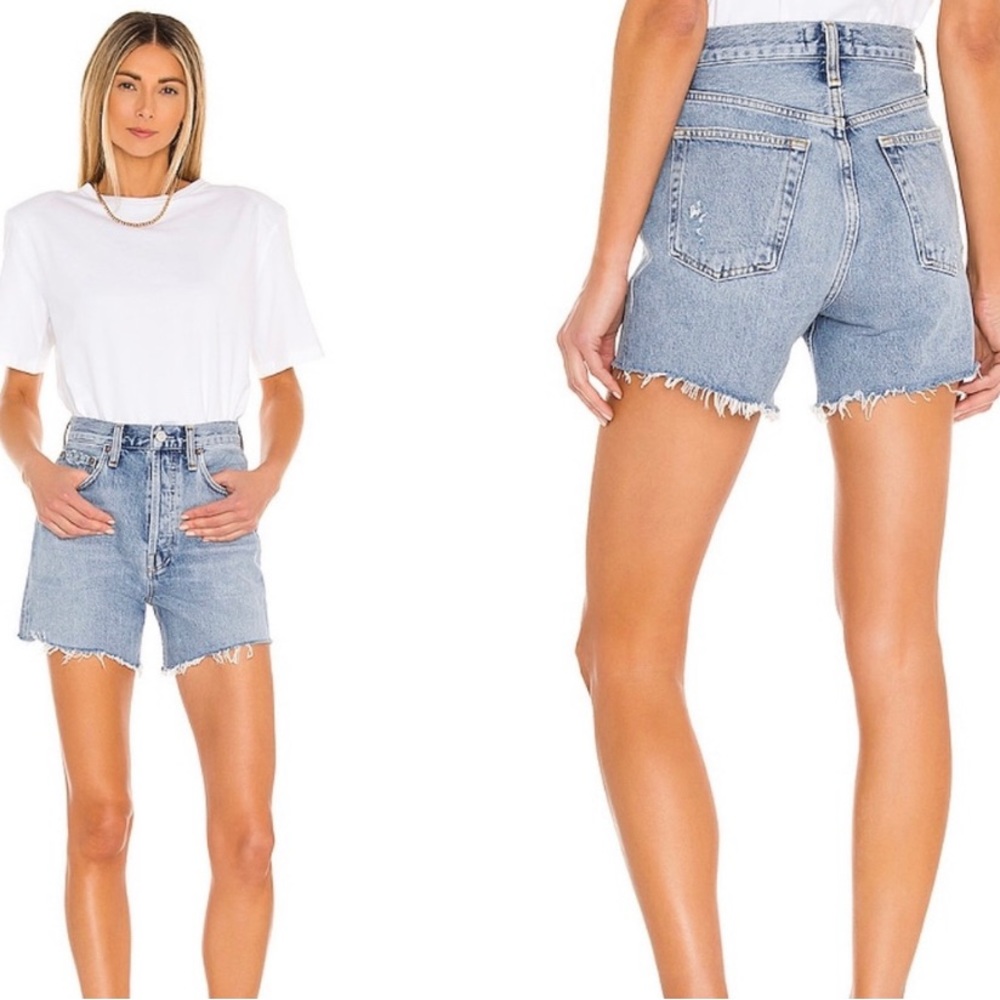Nwt Agolde Riley high rise jean short. Fits like a sz 25